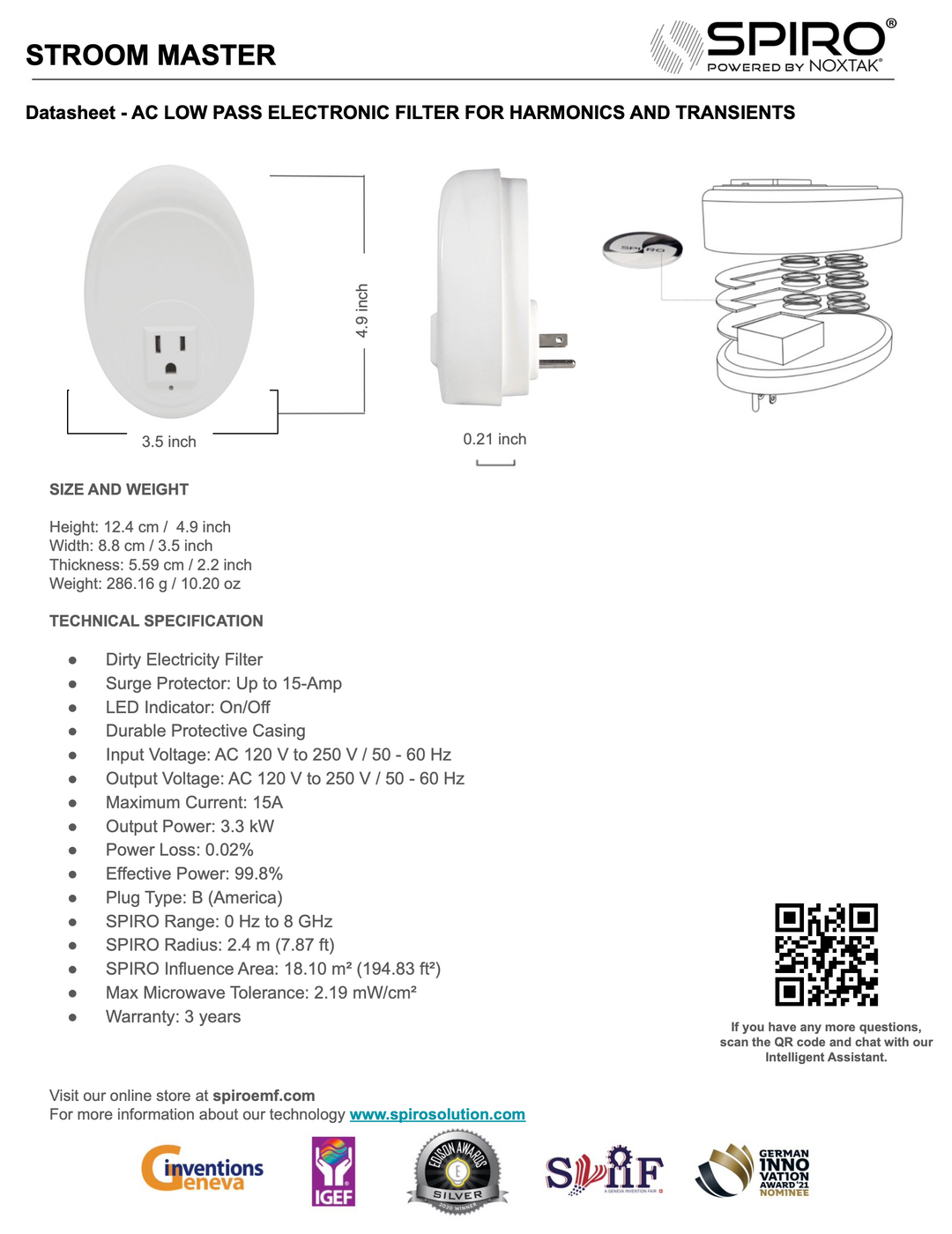 8. STROOM MASTER® – Filtro elettromagnetico avanzato per l'elettricità sporca