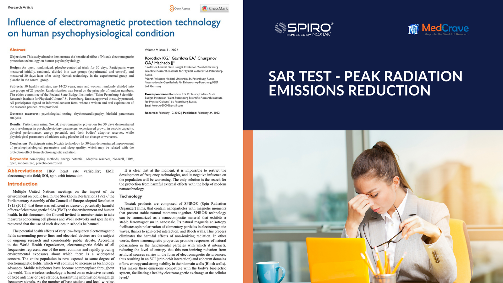 STRESS RESPONSE - Double Blind Clinical Trial