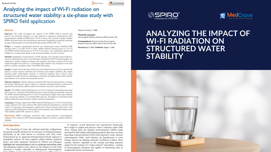 Analyzing the Impact of Wi-Fi Radiation on Structured Water Stability